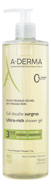 Gel douche surgras visage et corps    750ml